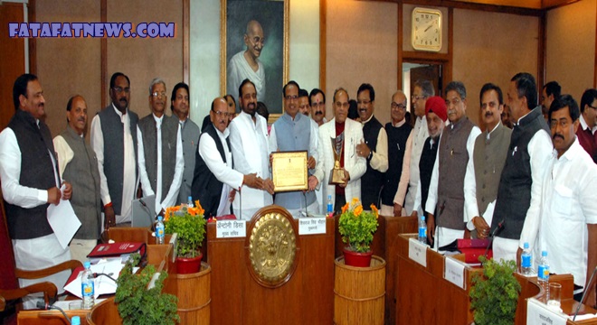 Madhya Pradesh has received the award Agriculture karmana