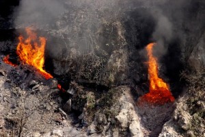 The Coal Mine Fire in Chirmiri taken Monstrously