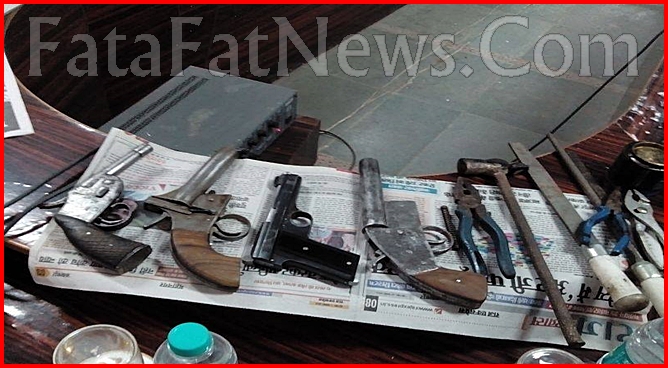 Illegal arms factory in sahdol