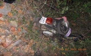 SCUTER ACCIDENT
