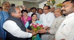 CM SHIVRAJ WITH UNION MINISTER