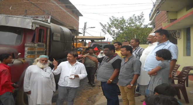 Ambikapur devoid of quality in road construction