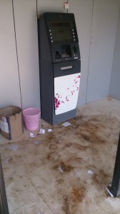 Axis Bank ATM water dripping inside making trouble