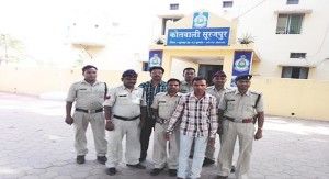 SURAJPUR- Escaped from police custody, accused of theft arrested