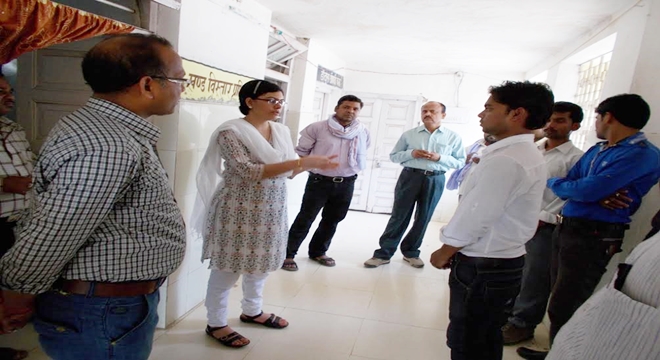 Hospital Inspection By COLLECTOR RITU SEN