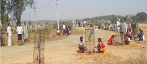 Plantation in Surajpur by College Students 1