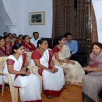 SHIVRAJ SINGH WITH ANGANBADI WORKER