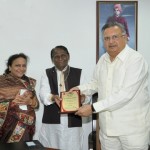 SURENDRA DUBEY WITH CM DR RAMAN SINGH