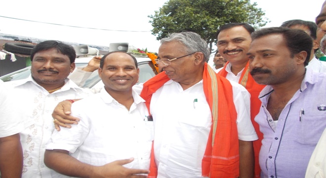 korba mp bansilal mahto in chirmiri