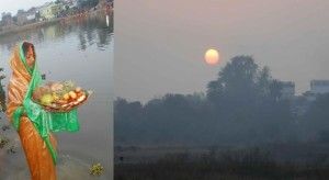 sun rise in chhath