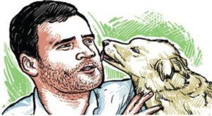 rahul with dog