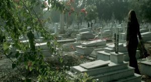 This girl starts residing in the graveyard