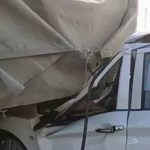 Trailer And Car Accident