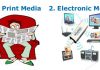 print media electronic media 1