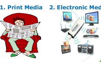 print media electronic media 1