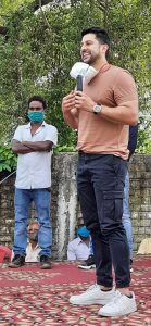 Bollywood actor Aftab Shivdasani associated with Bilaspur police's cyber mittan program, Bollywood actor Aftab Shivdasani visited Bilaspur for the first time