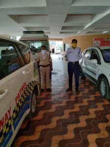 Traffic Police made Green Corridor in just 48 minutes .. from Nehru Nagar Hospital to Raipur ..