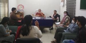 Hearing of 33 cases related to domestic violence, husband-wife dispute, physical abuse, beatings, torture, dowry harassment by Dr. Kiranmayi Nayak, Chairperson of Women's Commission