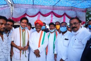 Food Minister Amarjeet Bhagat took public meetings with Jayavardhan Singh, son of former Madhya Pradesh Chief Minister Digvijay Singh