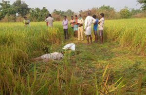 Ekdantel Hanthi took the life of the husband in front of his wife ... Mother daughter saved her life by running away