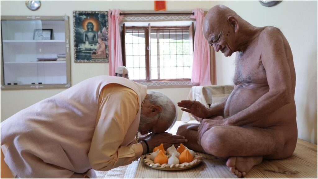 narendra modi and acharya vidhyasagar maharaj909329842799053403