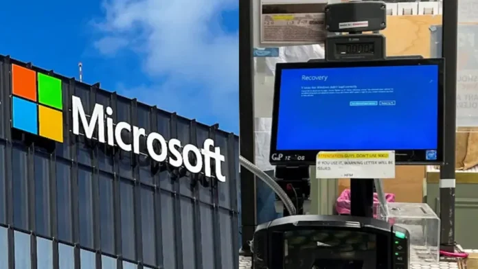 Microsoft Server, Microsoft Outage Explainer, Blue Screen Of Death