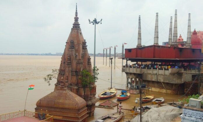 Varanasi Ganga Water Level High, Ganga Water Level Increase, High Rain Alert, Varanasi Flood